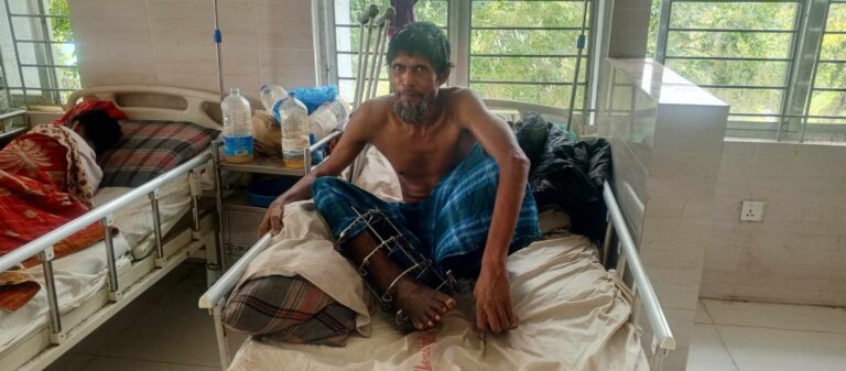 লাখাইয়ে অজ্ঞাত রোগী হাসপাতালে ভর্তি,বিপাকে হাসপাতাল কর্তৃপক্ষ