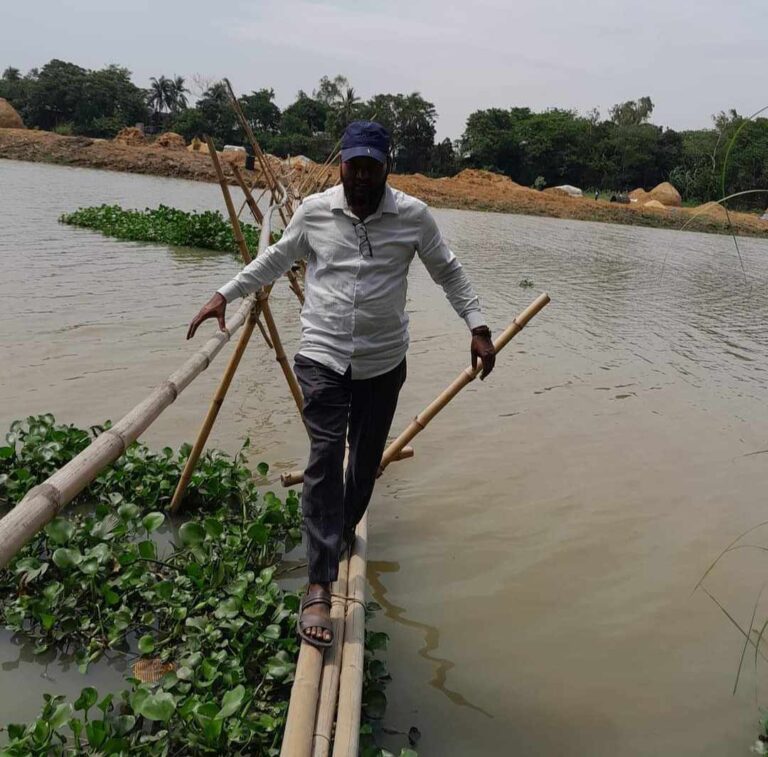 লাখাইয়ে ১০ হাজার লোকের ভরসা একটি সাঁকো,জন ভোগান্তি চরমে